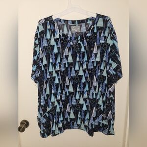 Butter Soft Christmas scrub top 5xl